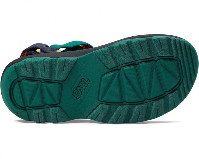 Green Teva Hurricane Xlt2 Kids' Sandals | 76549-XZQB