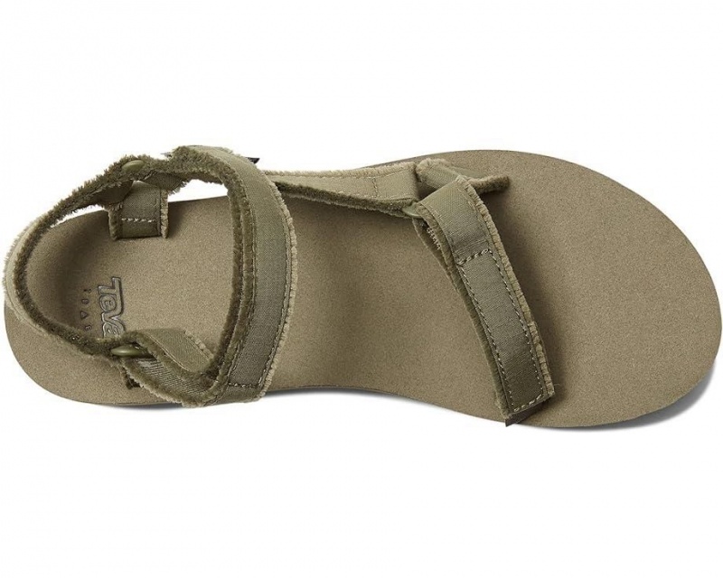 Green Teva Midform Universal Canvas Women's Sandals | 57263-EQAT