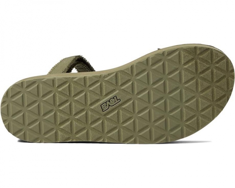 Green Teva Midform Universal Canvas Women's Sandals | 57263-EQAT