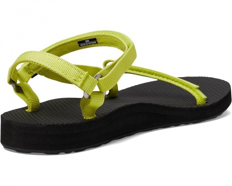 Green Teva Original Universal Slim Women's Sandals | 72134-JAFW