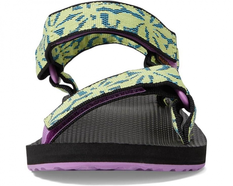 Green Teva Original Universal Women's Sandals | 35716-YXVN