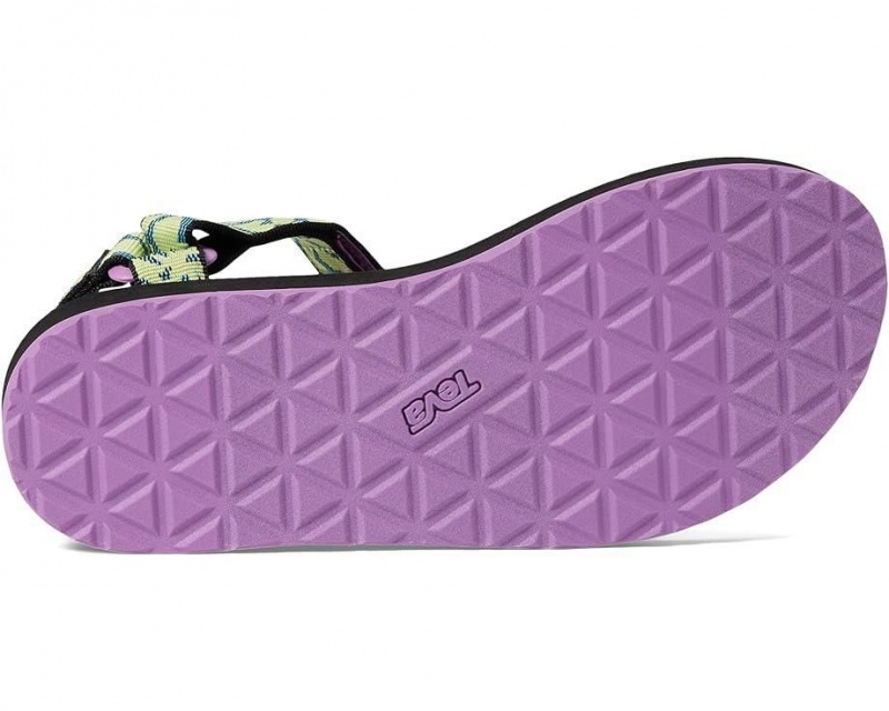 Green Teva Original Universal Women's Sandals | 35716-YXVN