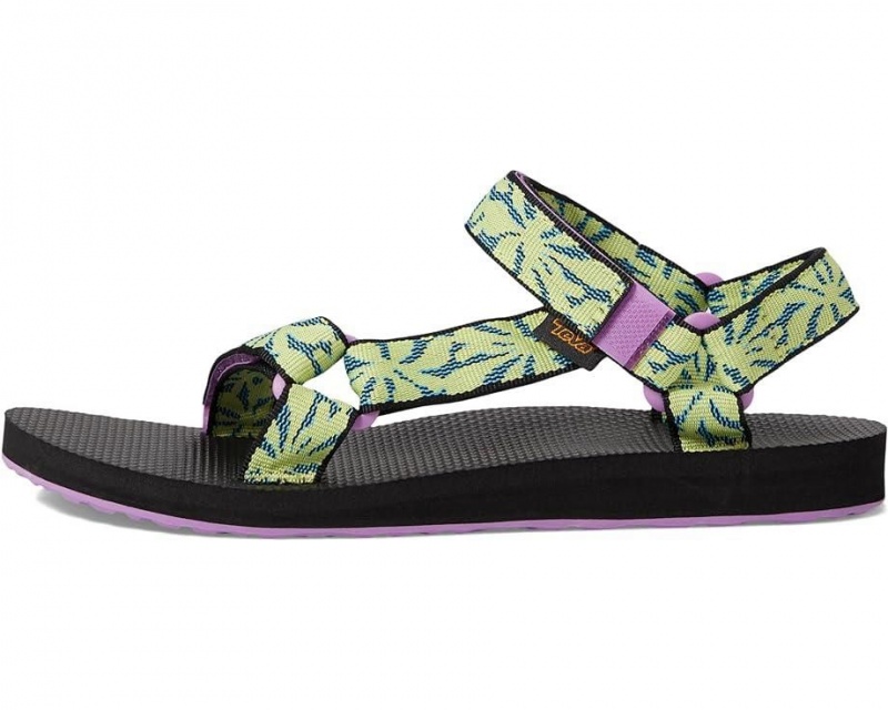 Green Teva Original Universal Women's Sandals | 35716-YXVN