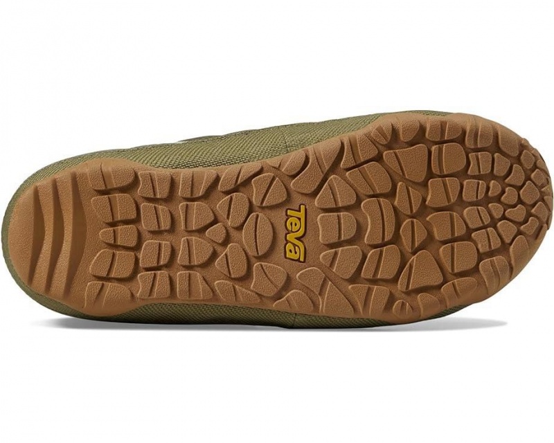 Green Teva Reember Terrain Mid Men's Slippers | 52184-EJXQ