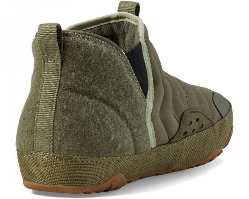 Green Teva Reember Terrain Mid Men's Slippers | 52184-EJXQ