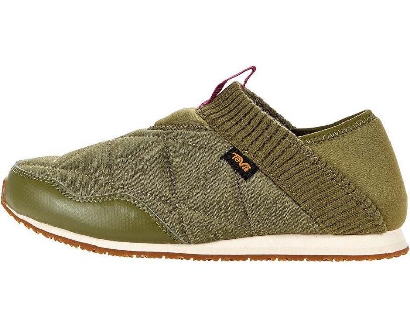 Green Teva Reember Women's Sneakers | 29013-JHEO