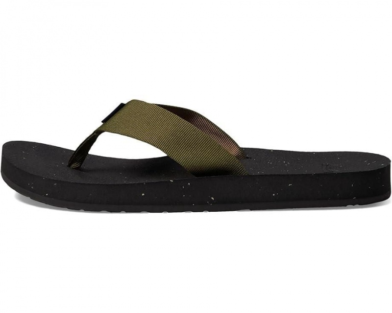 Green Teva Reflip Men's Flip Flops | 50768-LIQD