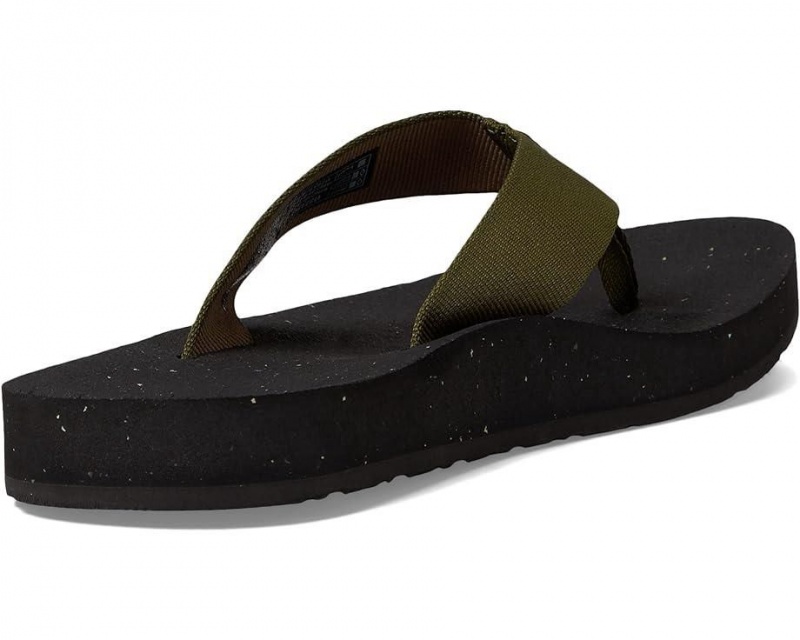 Green Teva Reflip Men's Flip Flops | 50768-LIQD