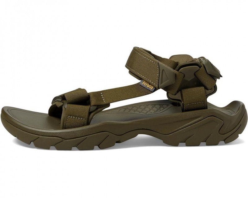 Green Teva Terra Fi 5 Universal Men's Sandals | 70869-FBRW