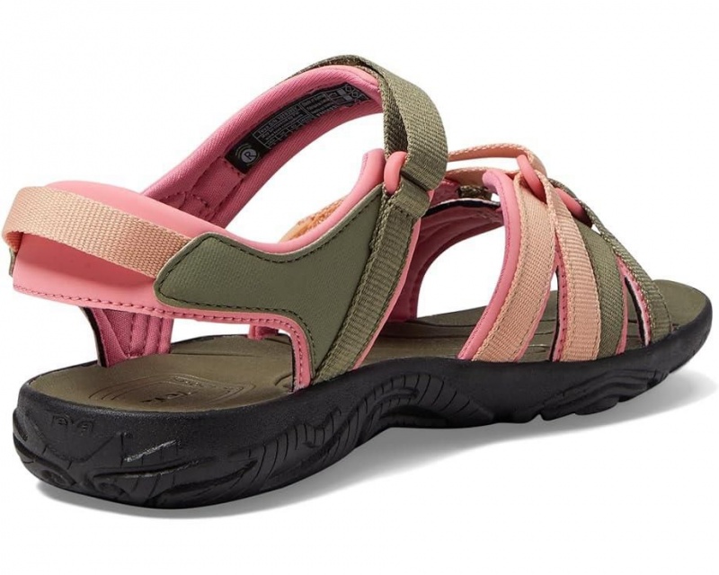 Green Teva Tirra Kids' Sandals | 91507-OSYJ