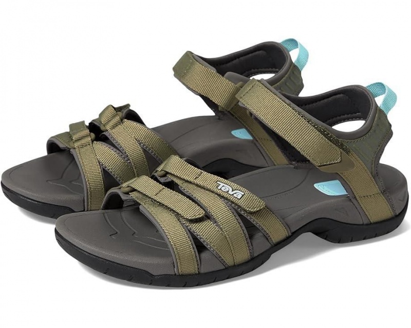 Green Teva Tirra Women\'s Sandals | 39042-YXWE