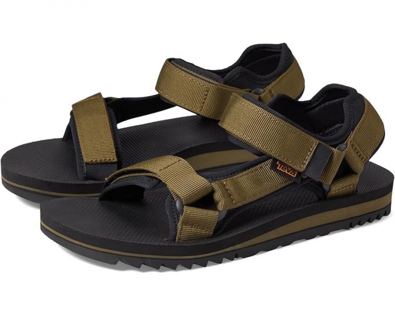 Green Teva Universal Trail Men\'s Sandals | 82475-GKNH