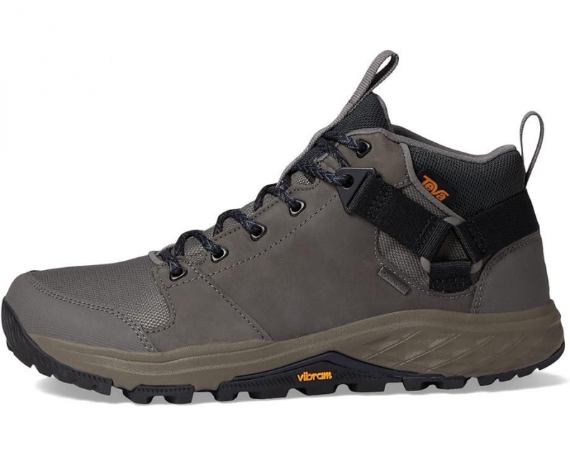 Grey Teva Grandview Gtx Men's Hiking Boots | 61832-ZMJP