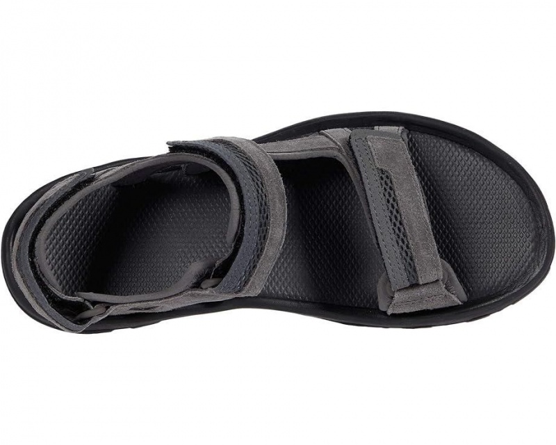 Grey Teva Hudson Men's Sandals | 37526-ZAPK