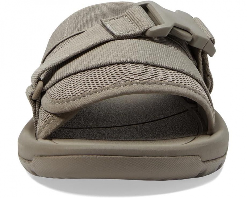 Grey Teva Hurricane Verge Slide Men's Sandals | 82075-SXAY