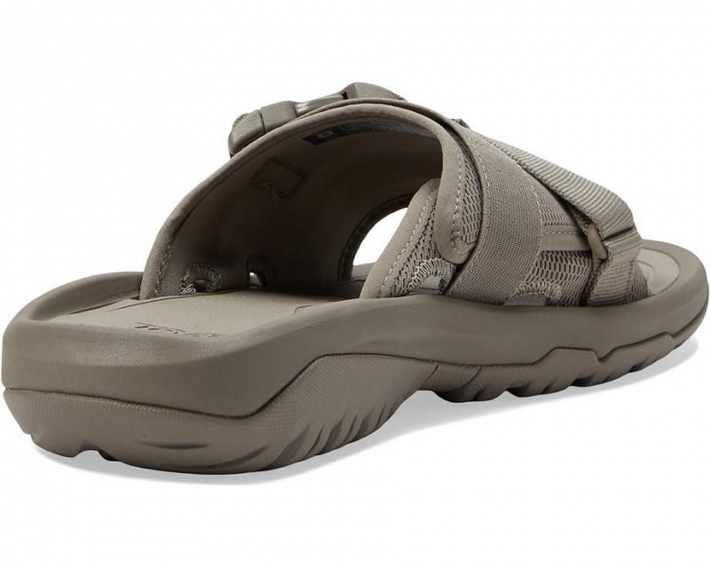 Grey Teva Hurricane Verge Slide Men's Sandals | 82075-SXAY