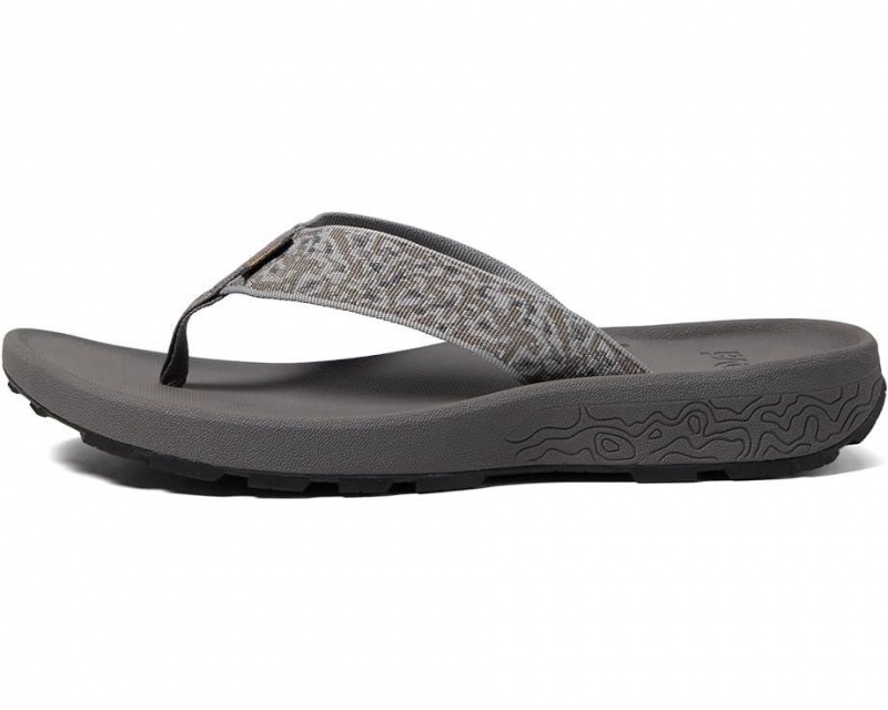 Grey Teva Hydratrek Men's Flip Flops | 73614-MPLS