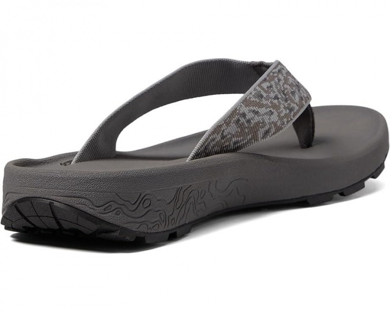 Grey Teva Hydratrek Men's Flip Flops | 73614-MPLS