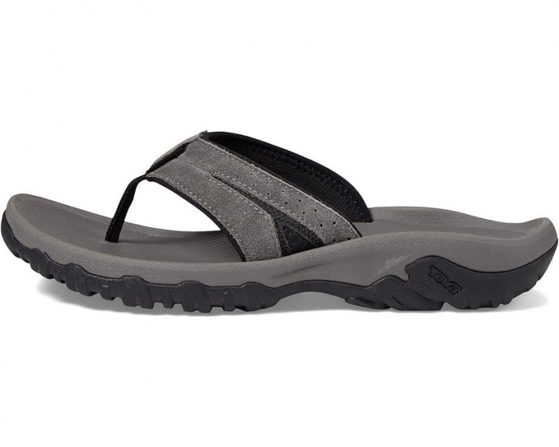 Grey Teva Katavi 2 Thong Men's Flip Flops | 85947-ZLPW