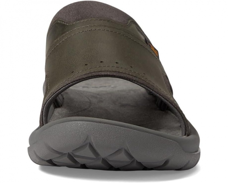 Grey Teva Langdon Slide Men's Sandals | 03849-JEPC