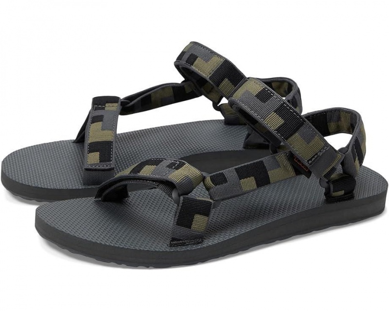 Grey Teva Original Universal Men\'s Sandals | 13086-YUFB