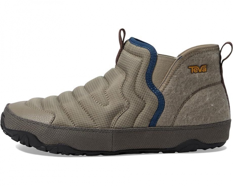 Grey Teva Reember Terrain Mid Men's Slippers | 62470-PKBG