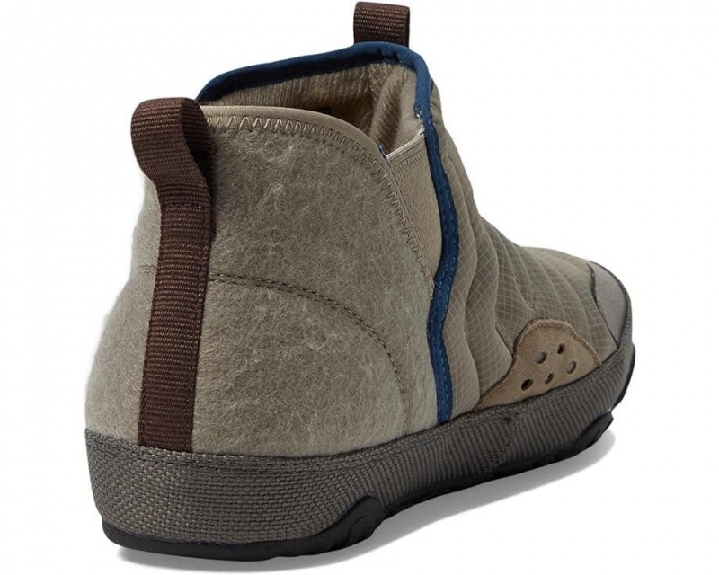 Grey Teva Reember Terrain Mid Men's Slippers | 62470-PKBG