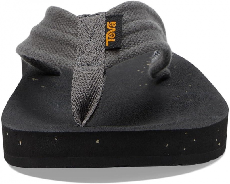 Grey Teva Reflip Canvas Men's Flip Flops | 73158-SGBJ