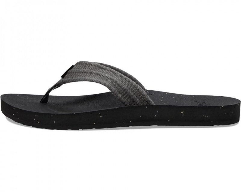 Grey Teva Reflip Canvas Men's Flip Flops | 73158-SGBJ