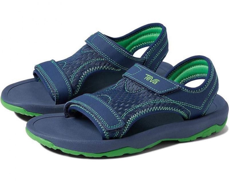 Navy Teva Psyclone Xlt Kids\' Sandals | 31974-FNTD