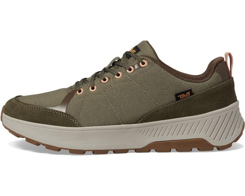 Olive Teva Ellwood Women's Hiking Shoes | 08714-DESG