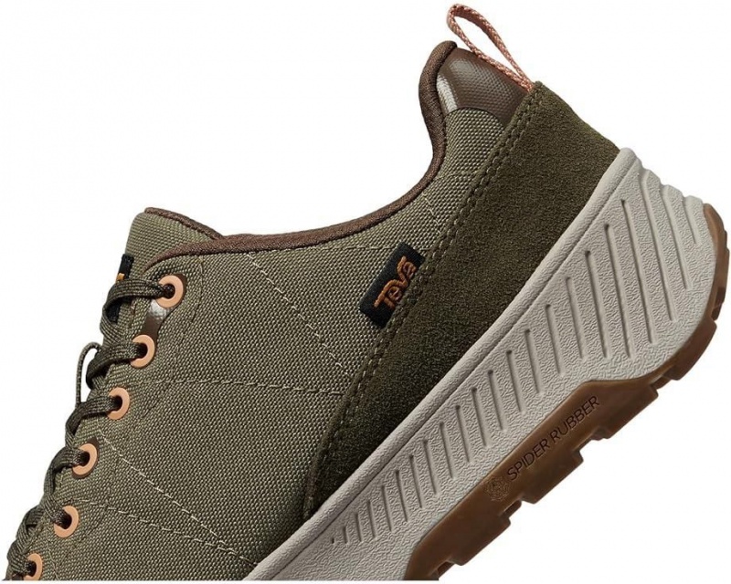 Olive Teva Ellwood Women's Hiking Shoes | 08714-DESG