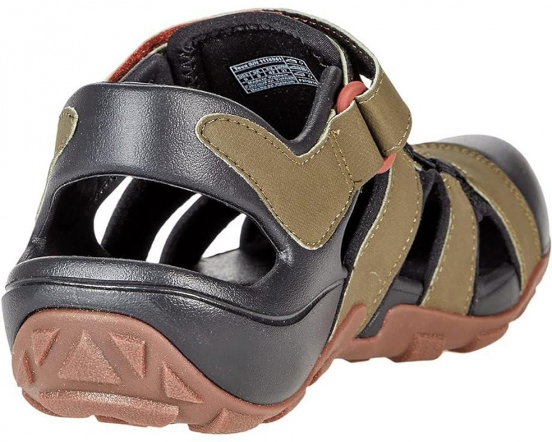 Olive Teva Flintwood Men's Sandals | 67480-OGMX