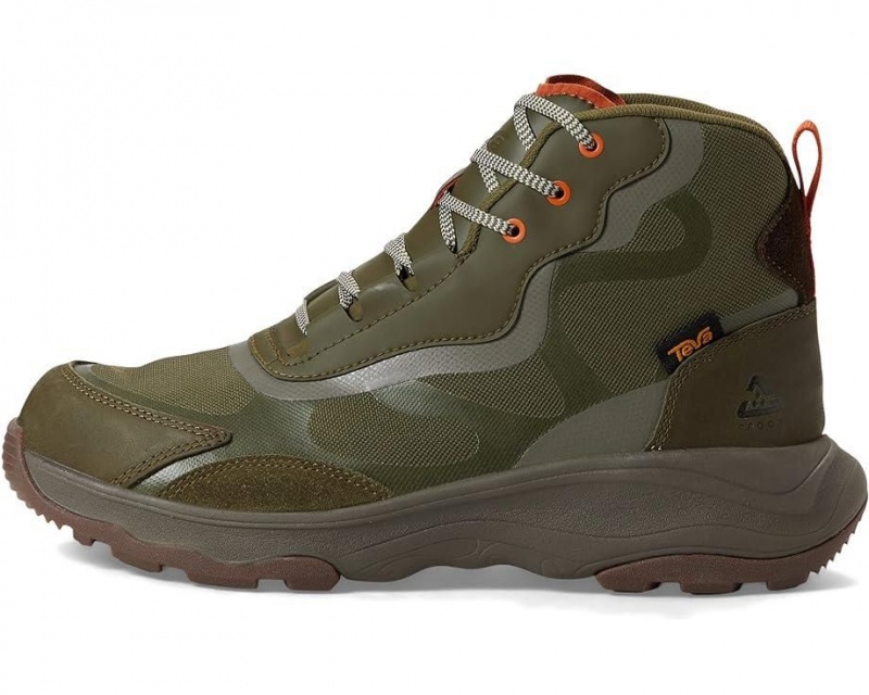 Olive Teva Geotrecca Rp Men's Hiking Boots | 28671-XMOG