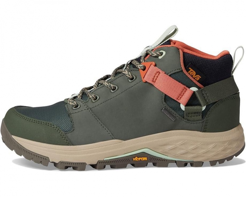 Olive Teva Grandview Gtx Women's Hiking Boots | 96082-BFTN