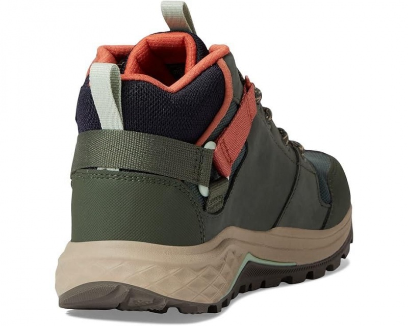 Olive Teva Grandview Gtx Women's Hiking Boots | 96082-BFTN