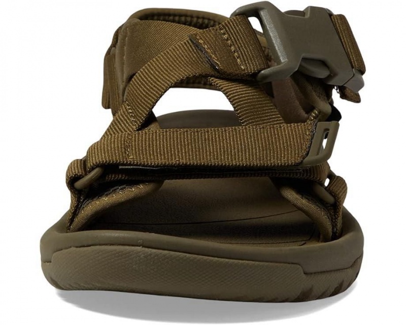 Olive Teva Hurricane Verge Men's Sandals | 72486-WADT