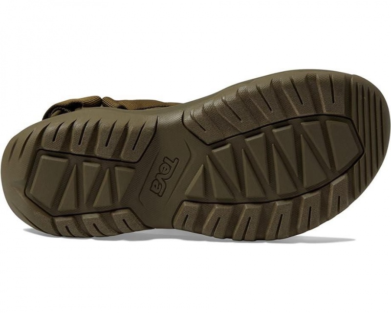 Olive Teva Hurricane Verge Men's Sandals | 72486-WADT