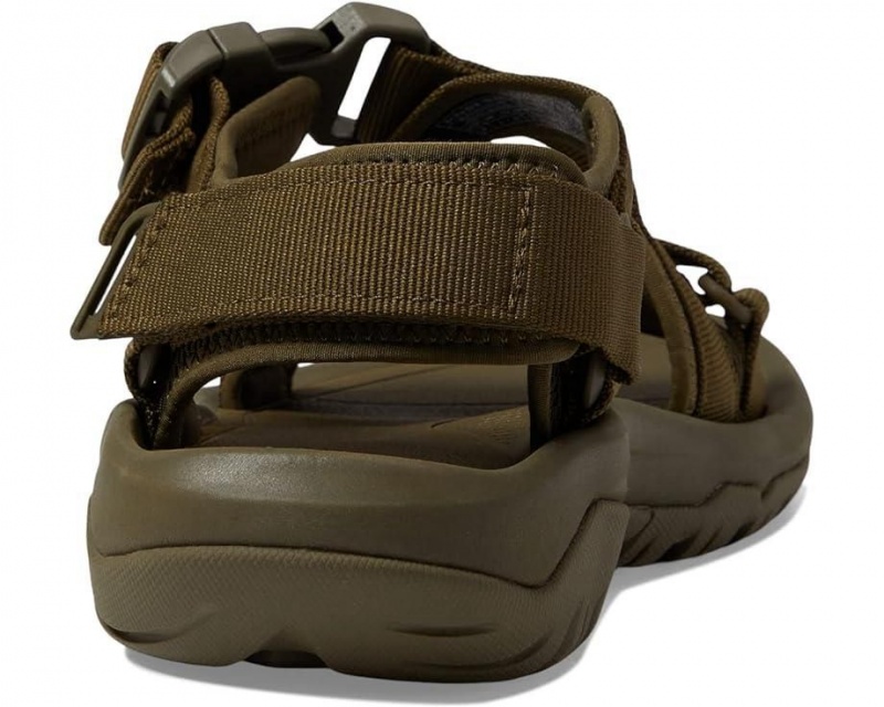 Olive Teva Hurricane Verge Men's Sandals | 72486-WADT