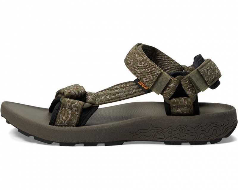 Olive Teva Hydratrek Men's Sandals | 41635-KZVX