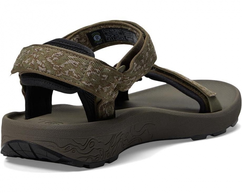 Olive Teva Hydratrek Men's Sandals | 41635-KZVX