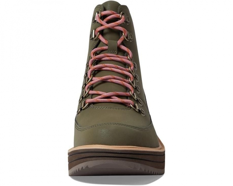 Olive Teva Midform Women's Boots | 16897-XMLI