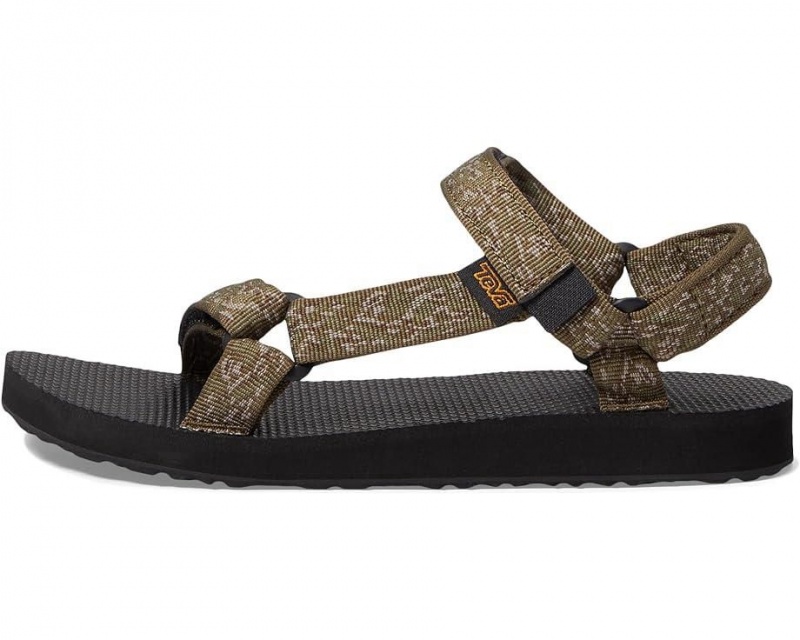 Olive Teva Original Universal Kids' Sandals | 75281-RNFZ