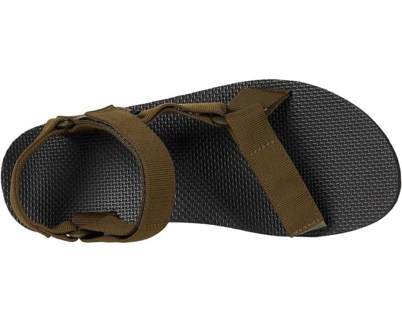 Olive Teva Original Universal Men's Sandals | 56381-OWVT