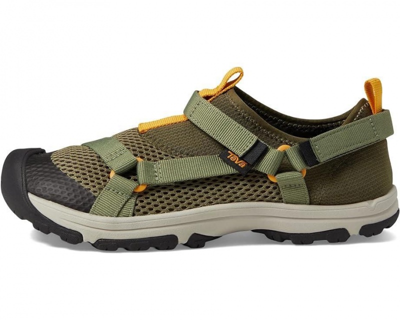 Olive Teva Outflow Universal Kids' Sandals | 51364-ZNPU