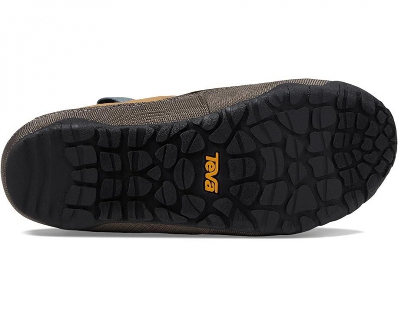 Orange Teva Reember Terrain Men's Slippers | 64859-RJAL