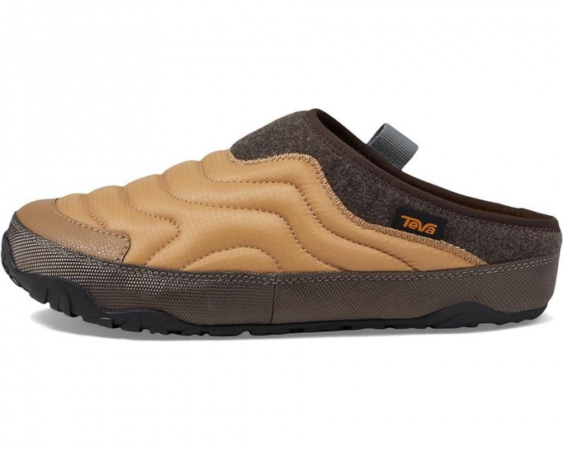 Orange Teva Reember Terrain Men's Slippers | 64859-RJAL