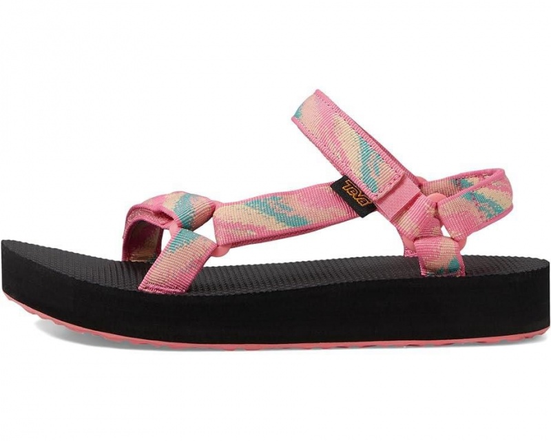 Pink Teva Midform Universal Kids' Sandals | 93647-EXDU