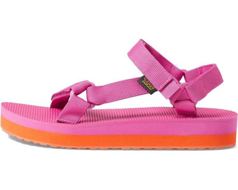 Pink Teva Midform Universal Kids' Sandals | 47085-YKLZ