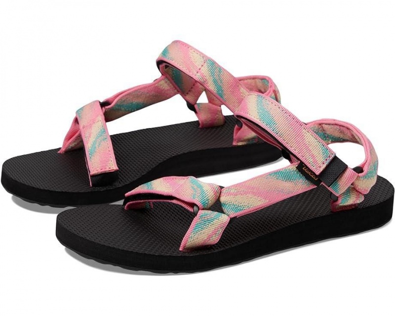 Pink Teva Original Universal Women\'s Sandals | 95708-DZPJ